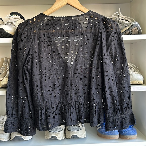 Wilfred La Boheme Eyelet Button up Blouse - Picture 5 of 6